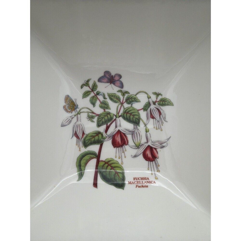 Portmeirion Botanic Garden Square Serving‎ Bowls Floral Set of 2 - Picture 3 of 8